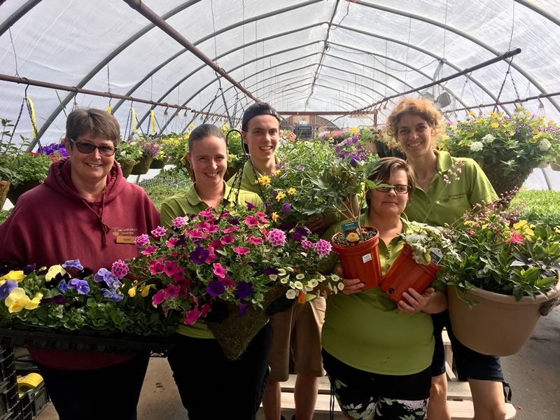 We are so fortunate to have such dedicated and wonderful staff to both grow and sell our plants